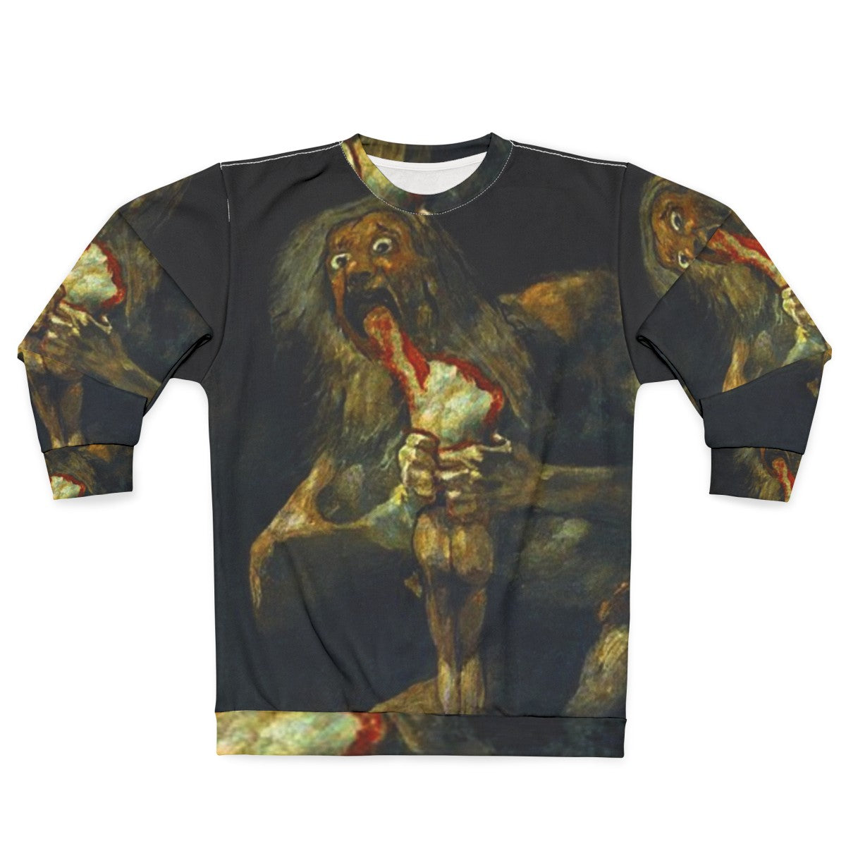 Francisco Goya 'Saturn Devouring His Son' art history sweatshirt