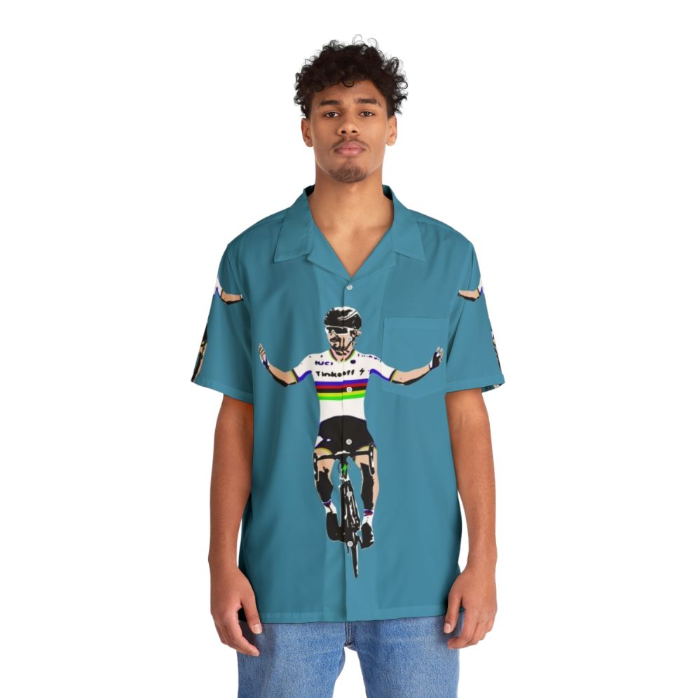 Peter Sagan Hawaiian Cycling Shirt - People Front