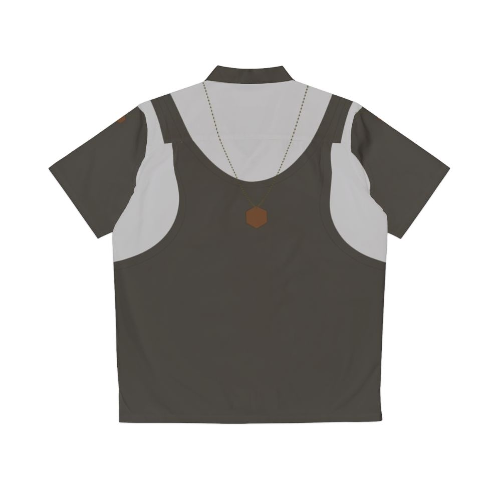 Battlestar Galactica uniform inspired sci-fi Hawaiian tank top - Back