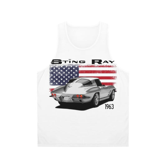 1963 Corvette Sting Ray Unisex Tank Top