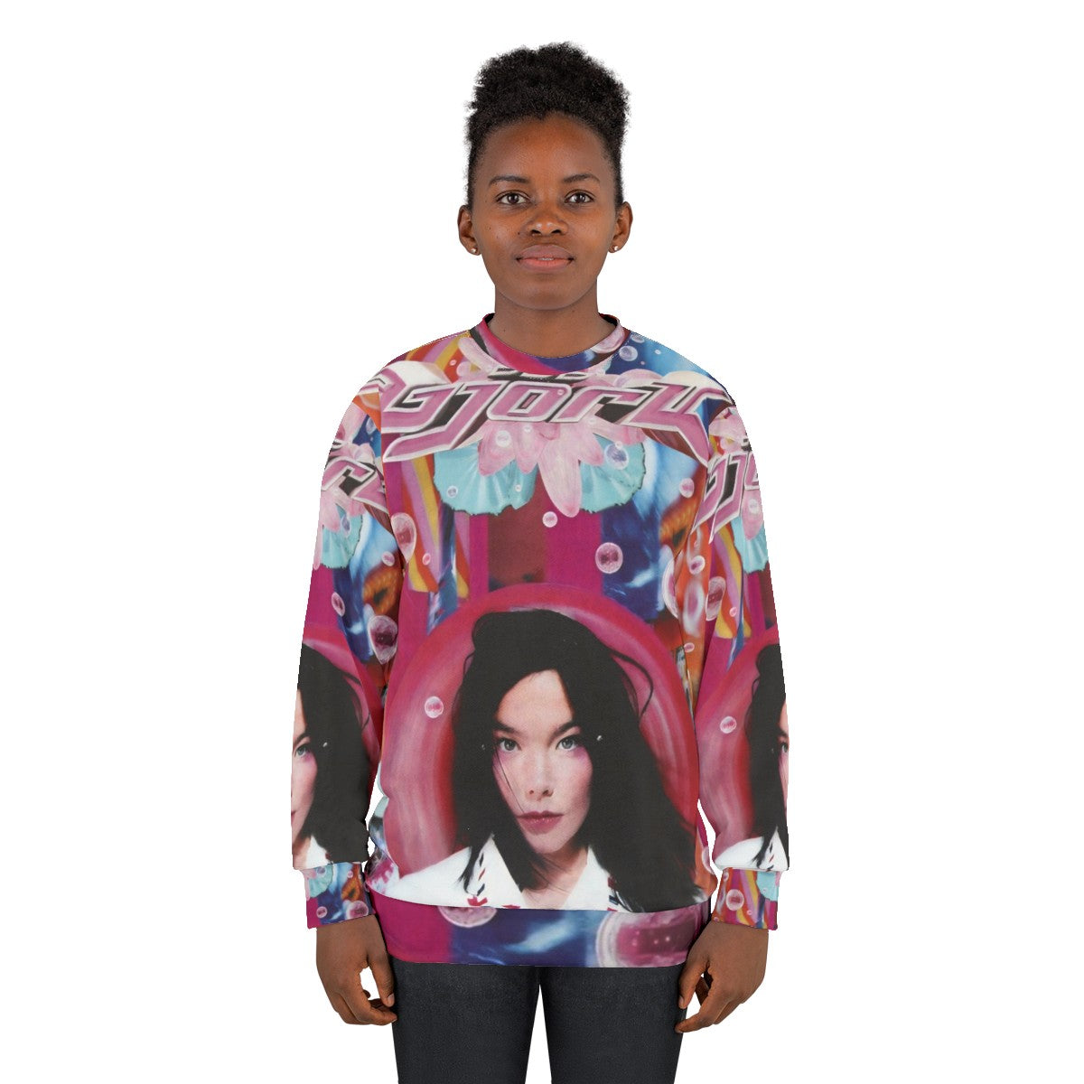 Björk Icelandic Sweatshirt featuring 90s music artist - women