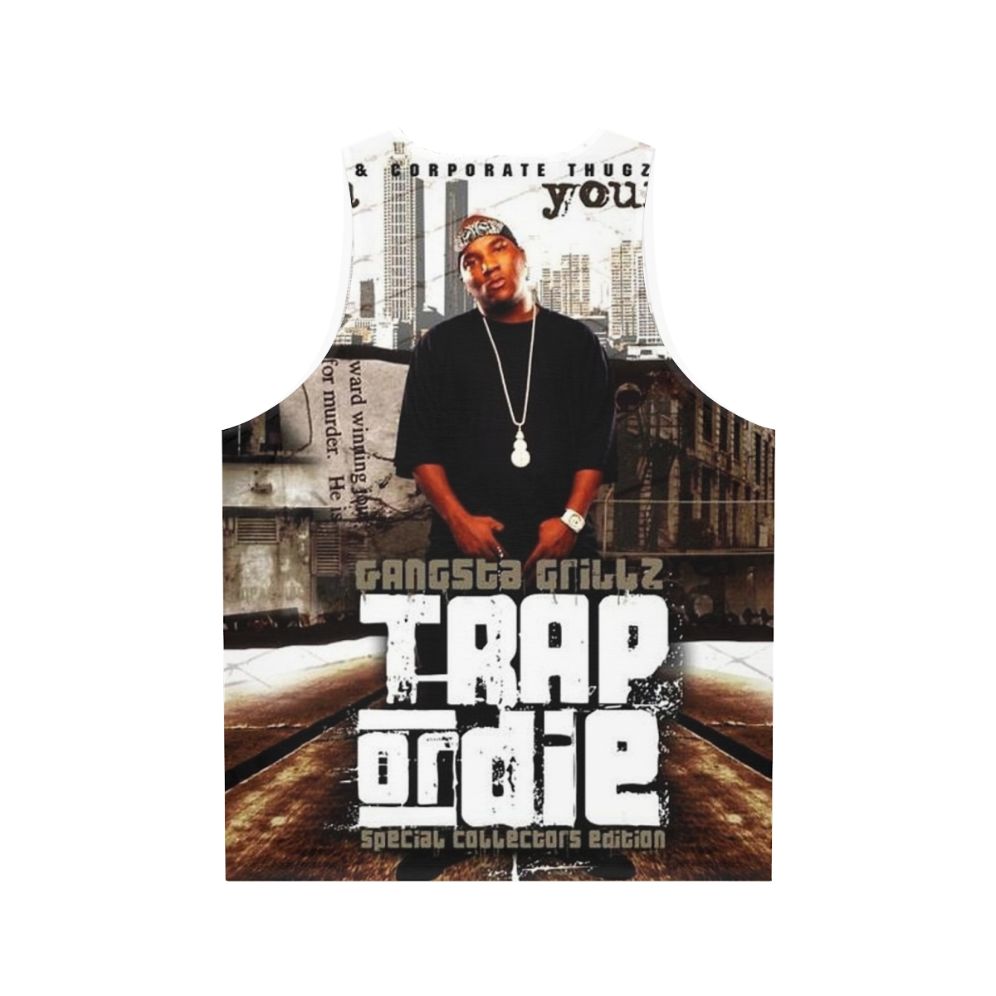 Vintage Trap Music Unisex Tank Top - Back