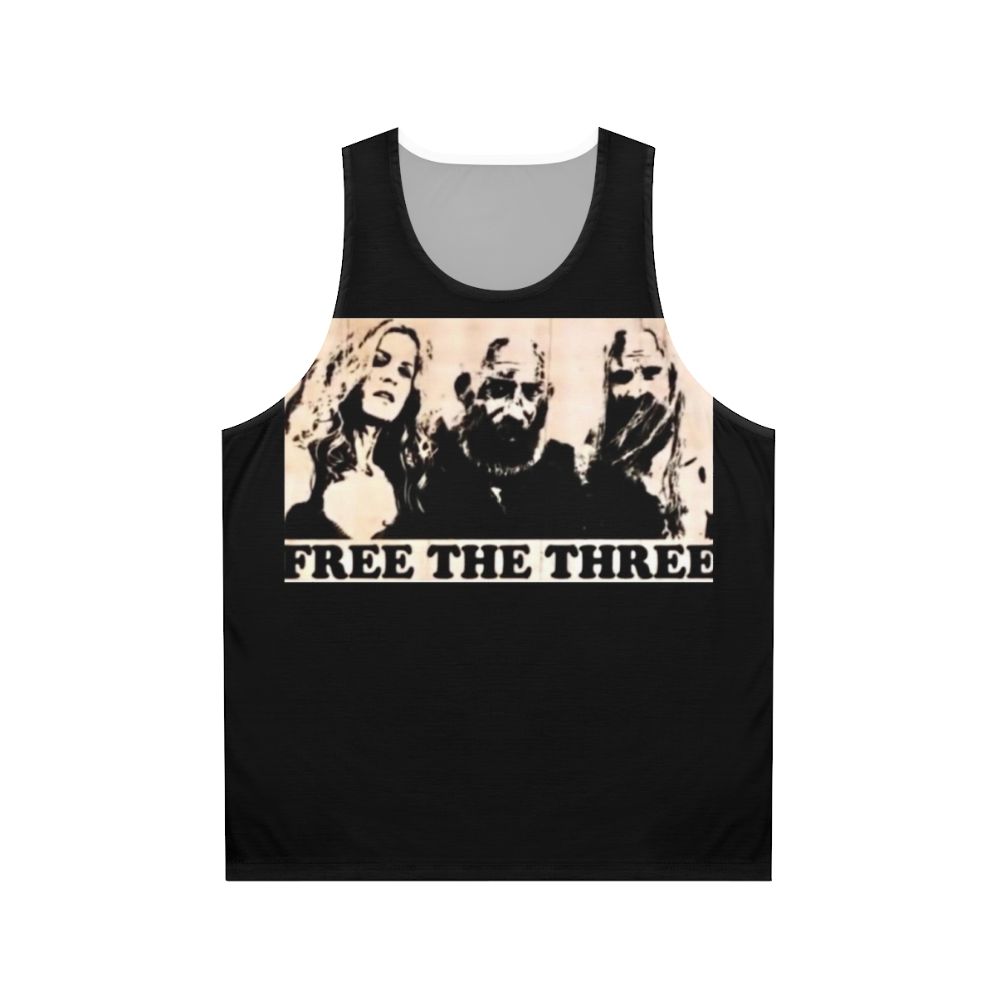 "Free The 3 From Hell" Unisex Tank Top by Rob Zombie