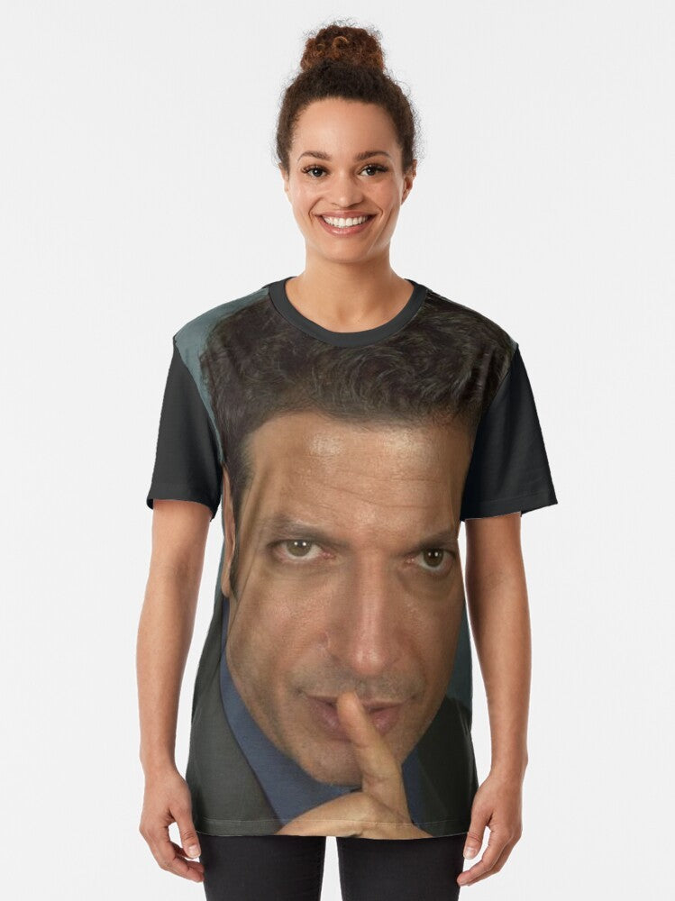 Jeff Goldblum Graphic T-Shirt - Jurassic Park Inspired - Women