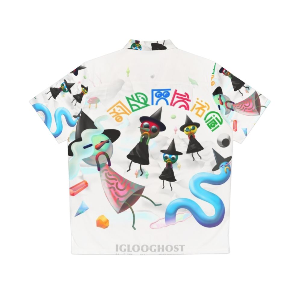 Iglooghost Neo Wax Bloom Hawaiian Shirt - Back