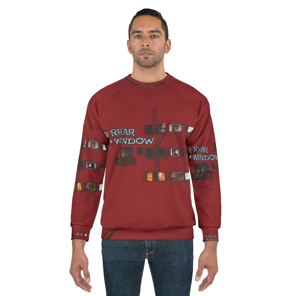 Rear Window Hitchcock Thriller Classic Film Movie Merchandise Sweatshirt - men