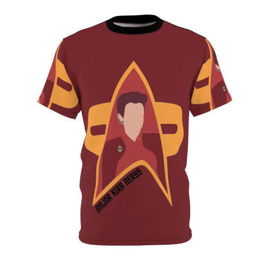 Kira Nerys inspired T-shirt design featuring the character from Star Trek: Deep Space Nine