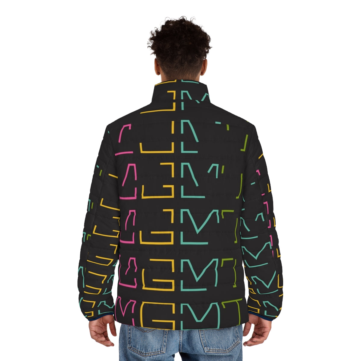 MGMT Puffer Jacket - Indie Band Clothing - men back