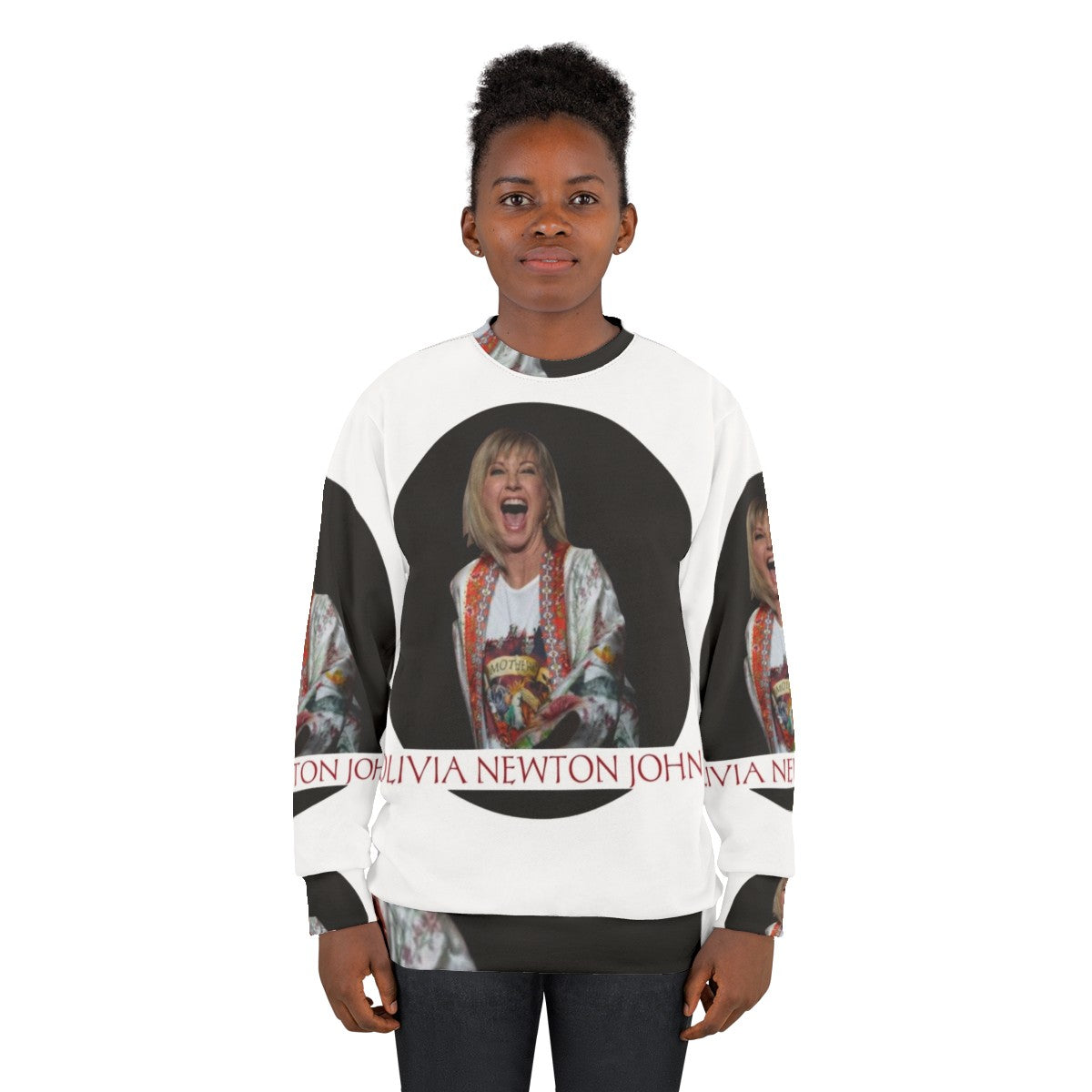 Olivia Newton-John Sweatshirt, Iconic Pop Music Singer - women