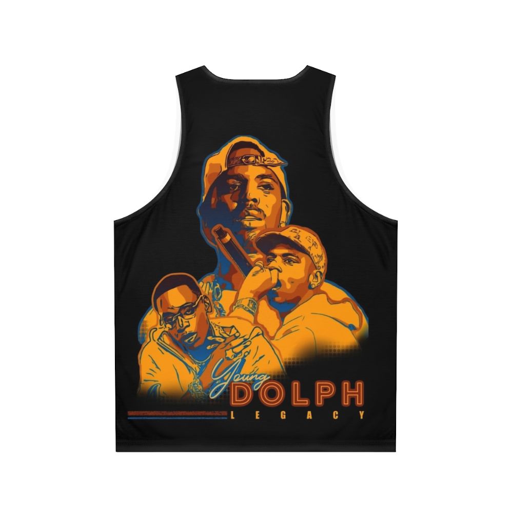 Young Dolph Memphis Rapper Hip Hop Tribute Tank Top - Back