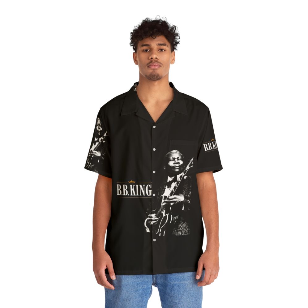 BB King Blues Legend Hawaiian Shirt - People Front