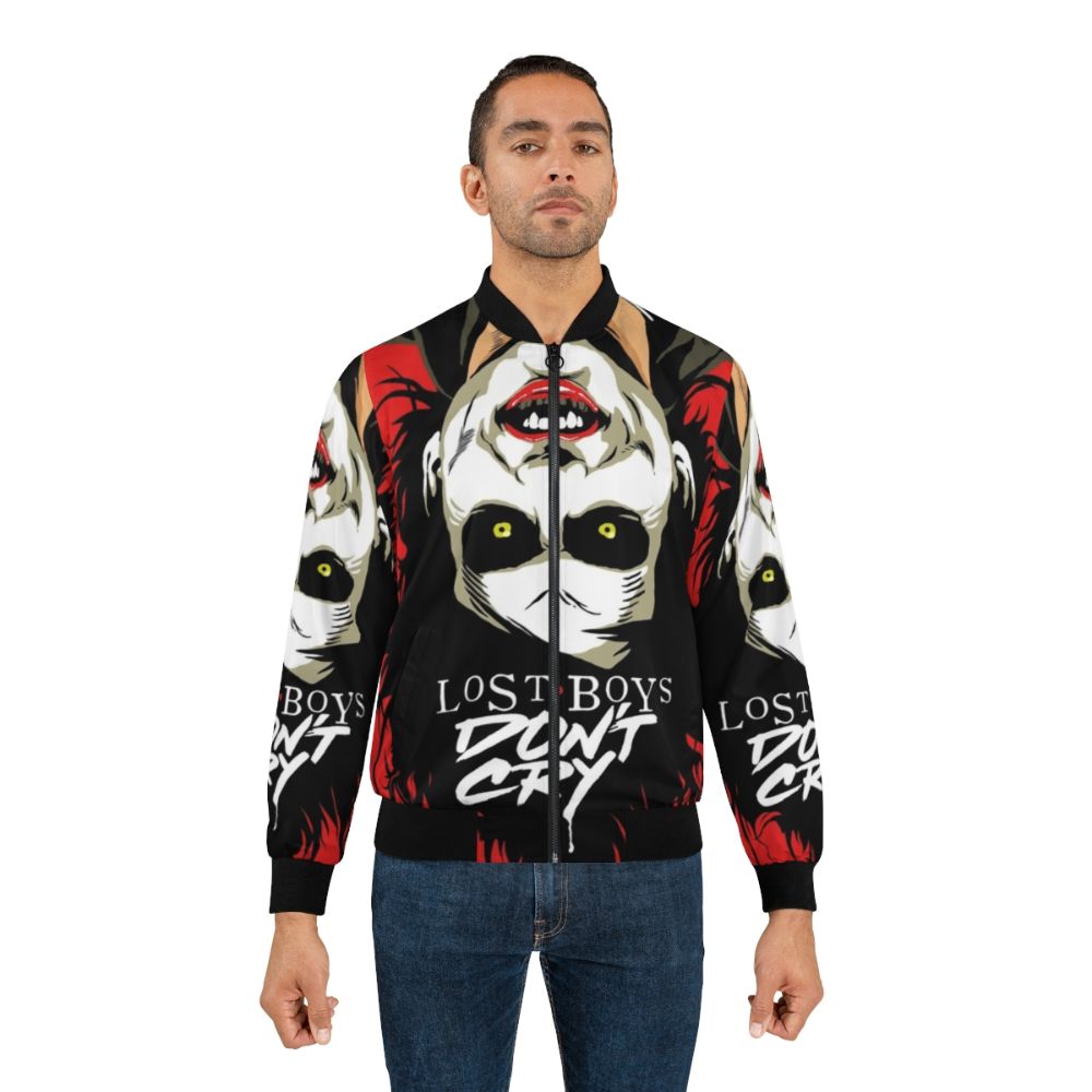 Dark goth horror-themed bomber jacket for boys - Lifestyle