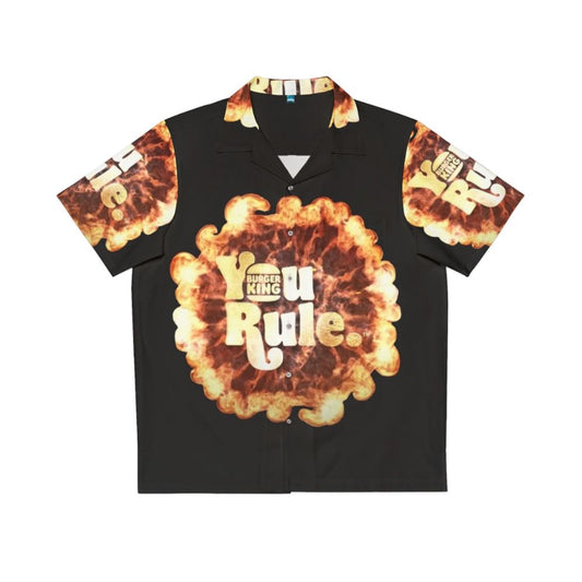 "You Rule" Hawaiian Shirt with Burger King Branding