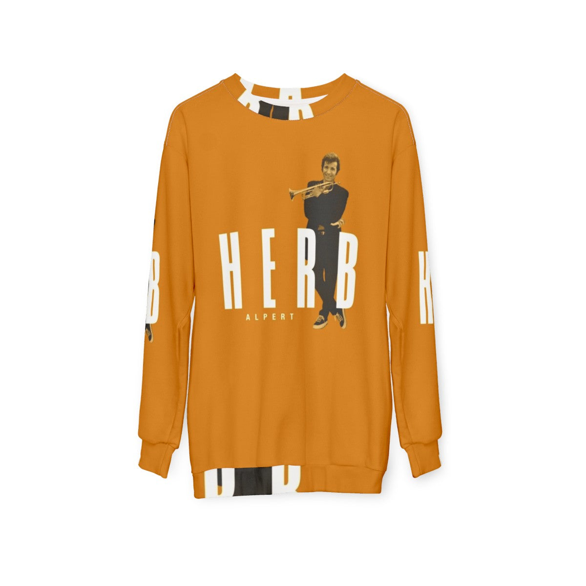 Herb Alpert Sweatshirt - Iconic American Jazz Musician - hanging