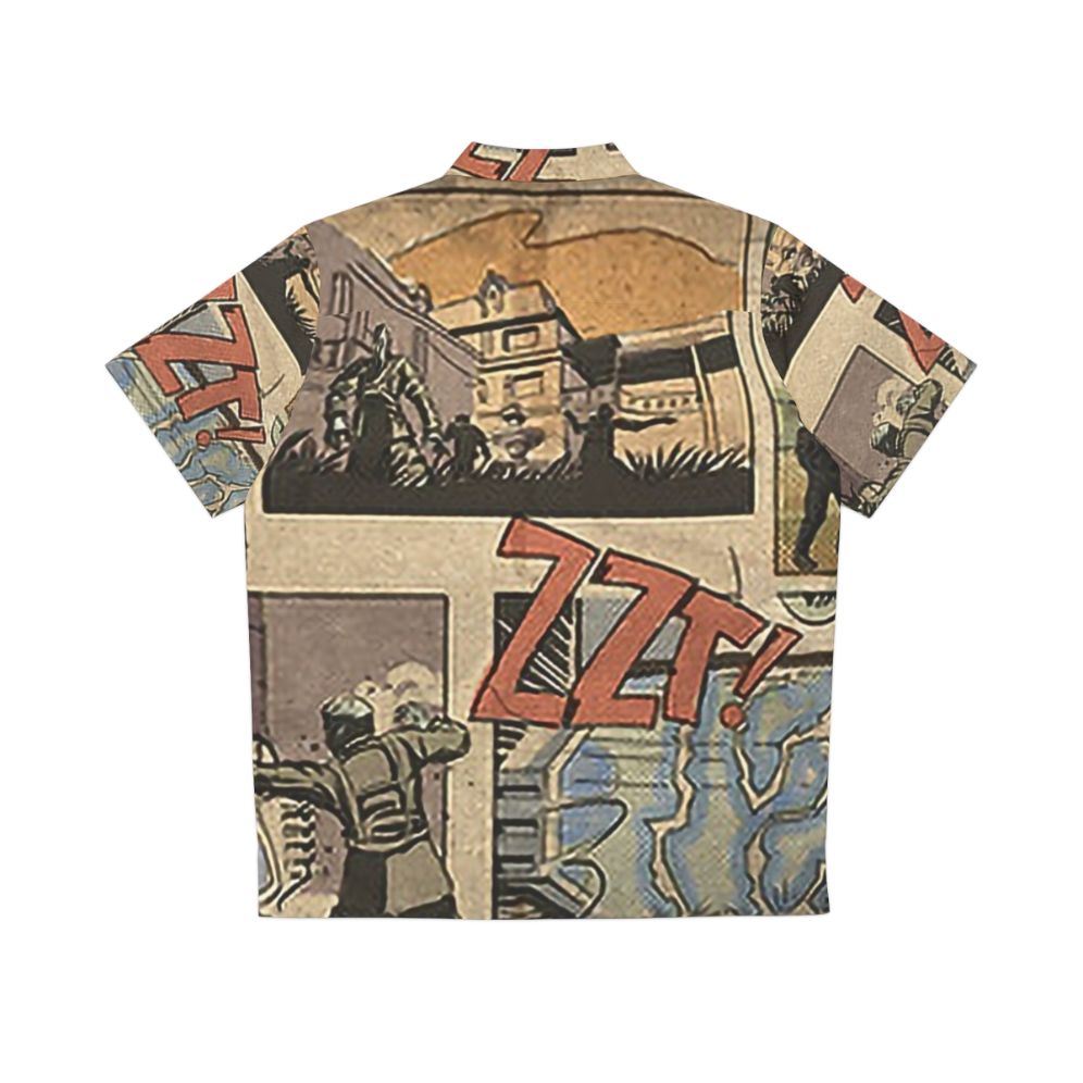 Zombie Apocalypse Hawaiian Shirt featuring Call of Duty Zombies imagery - Back