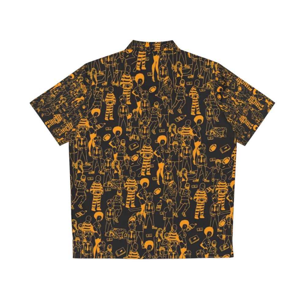 Never Story Hawaiian Shirt - Music Inspired Streetwear - Back