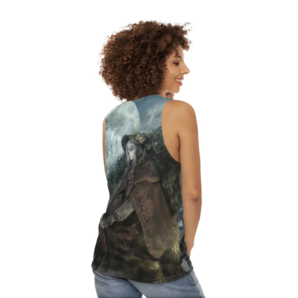 Bloodborne Dark Souls Unisex Gaming Tank Top - women back