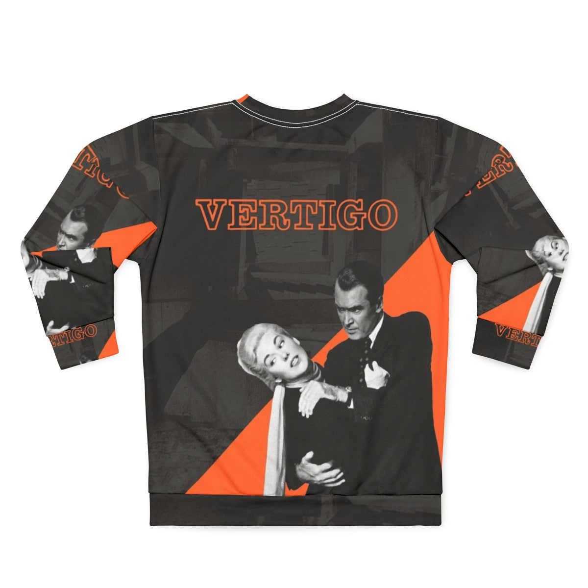 Alfred Hitchcock's Vertigo thriller movie sweatshirt - Back