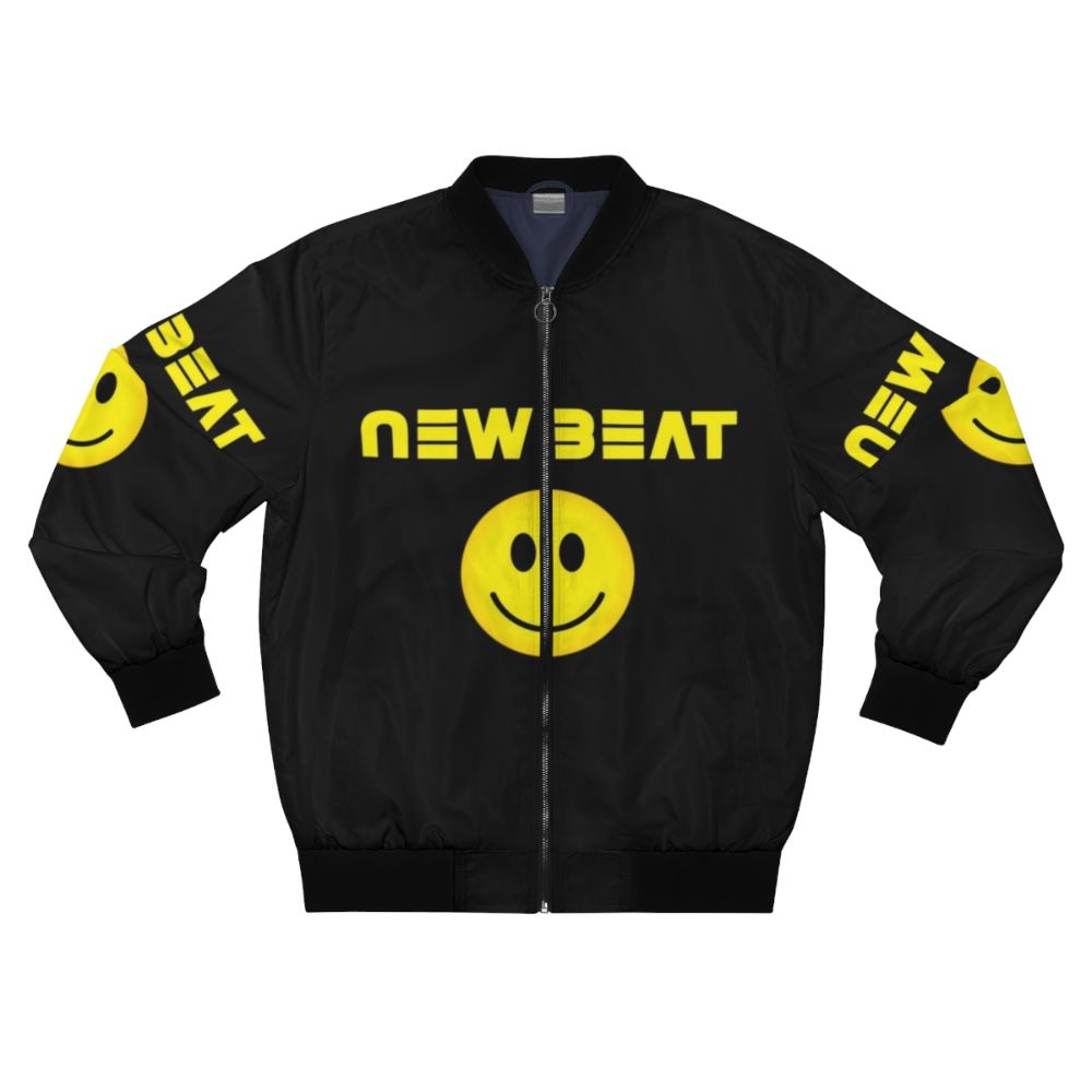 NEW BEAT (TSOB) Techno Bomber Jacket for Electronic Music and Rave Enthusiasts