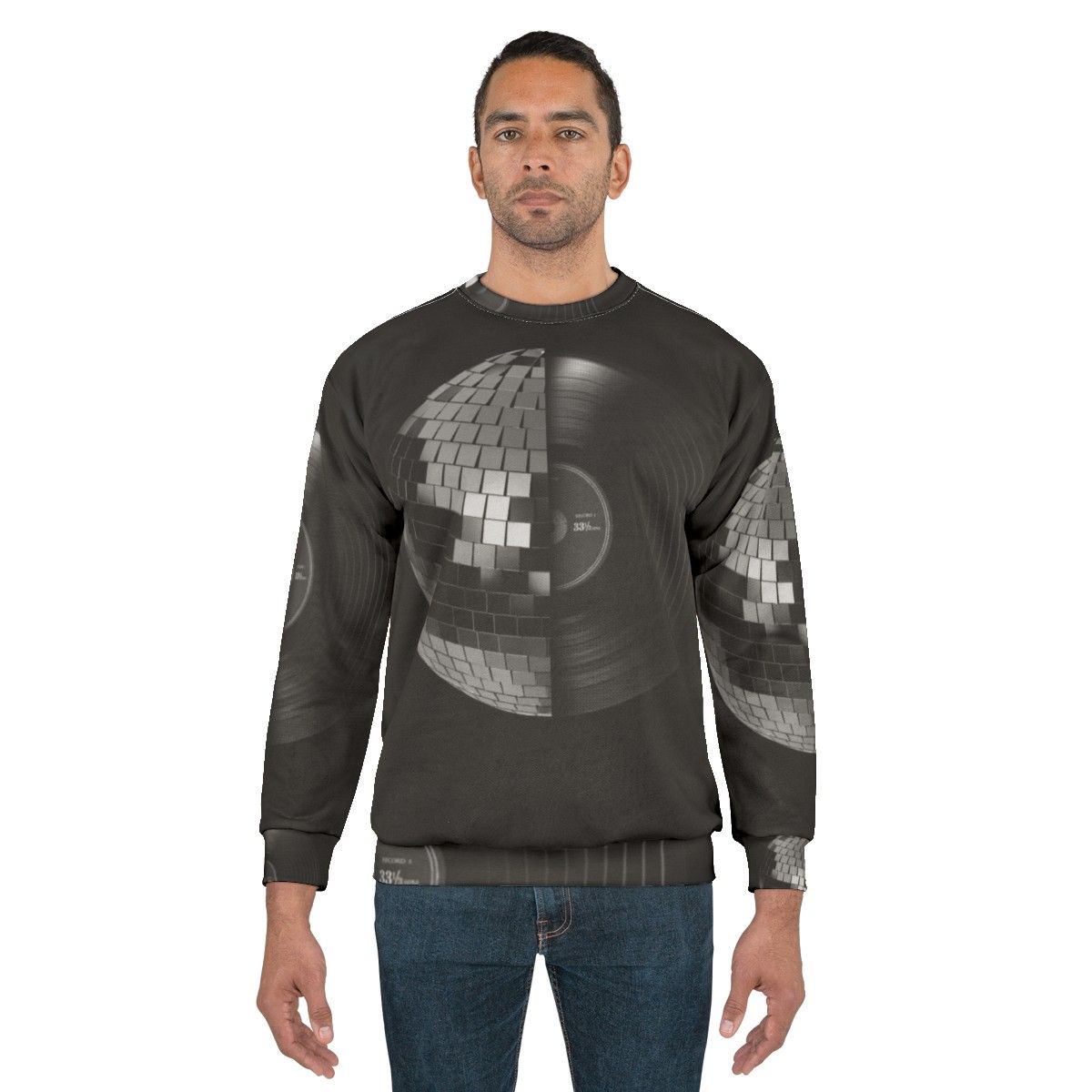 Disco-inspired retro sweatshirt - men