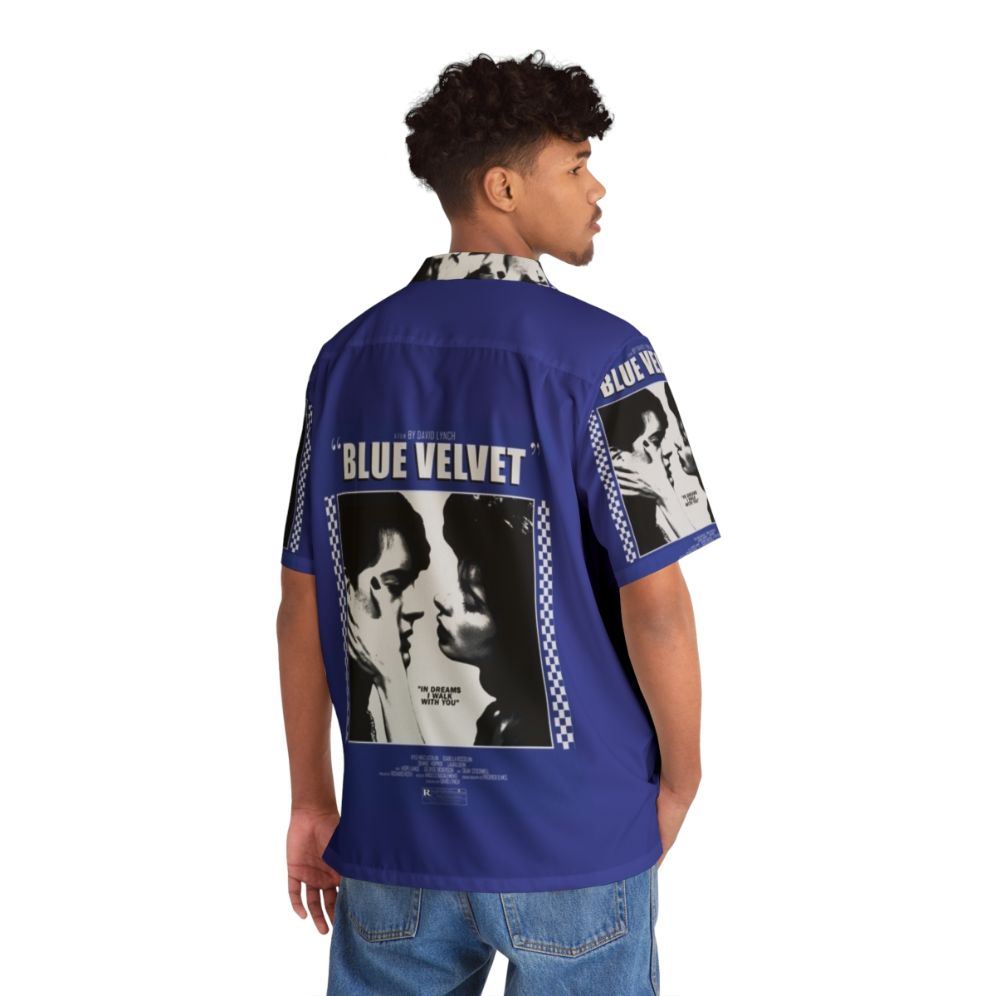 David Lynch's Blue Velvet movie poster design on a Hawaiian shirt - People Back