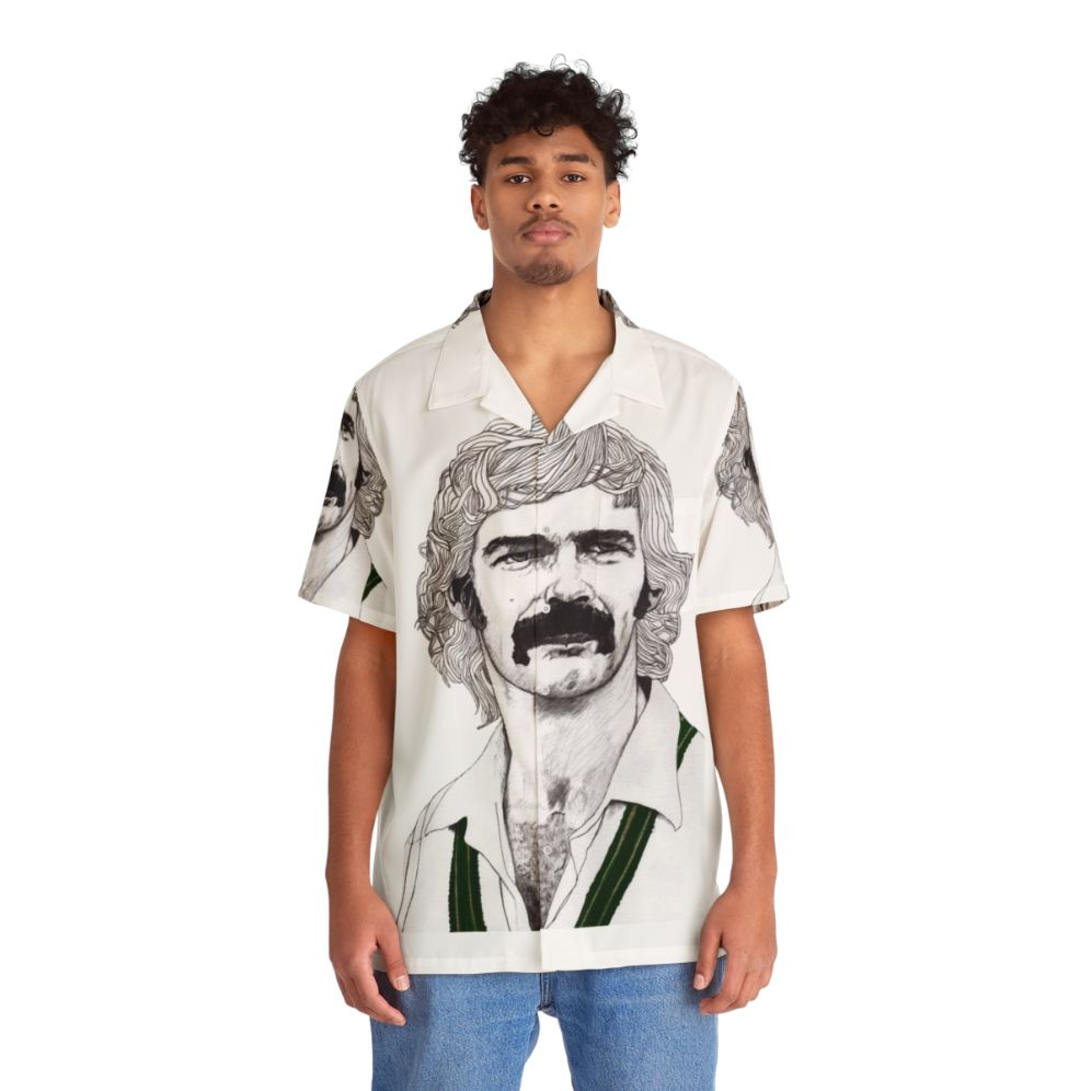 Dennis Lillee Australian Cricket Hawaiian Shirt - People Front