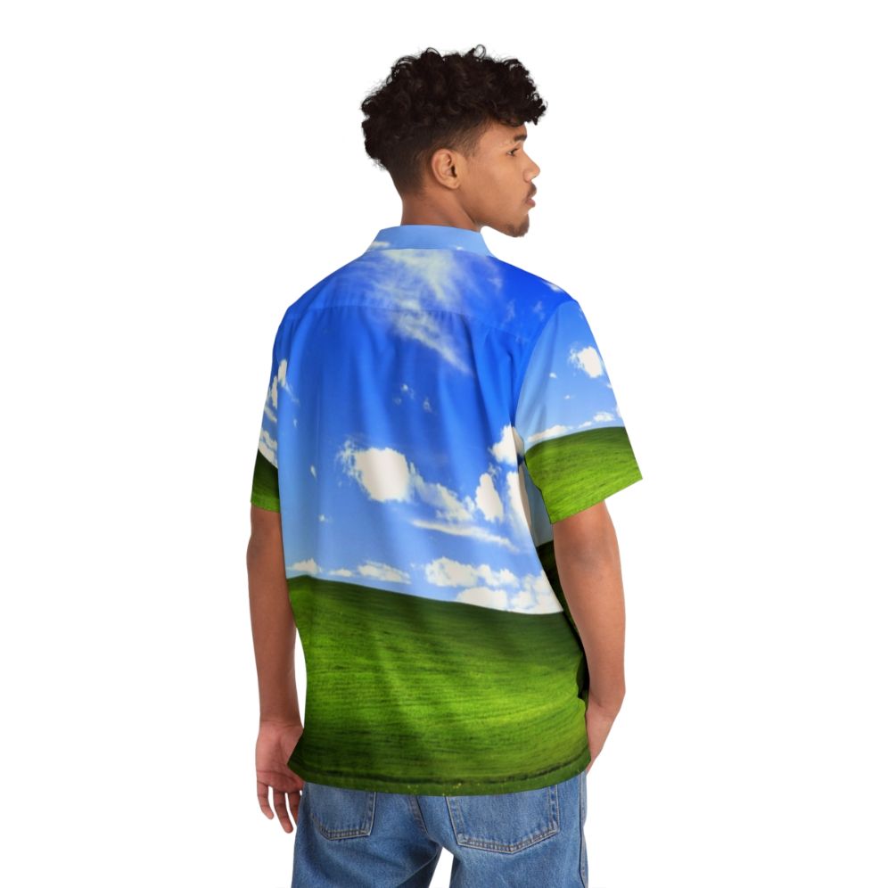 Windows XP Default Desktop Hawaiian Shirt - People Back