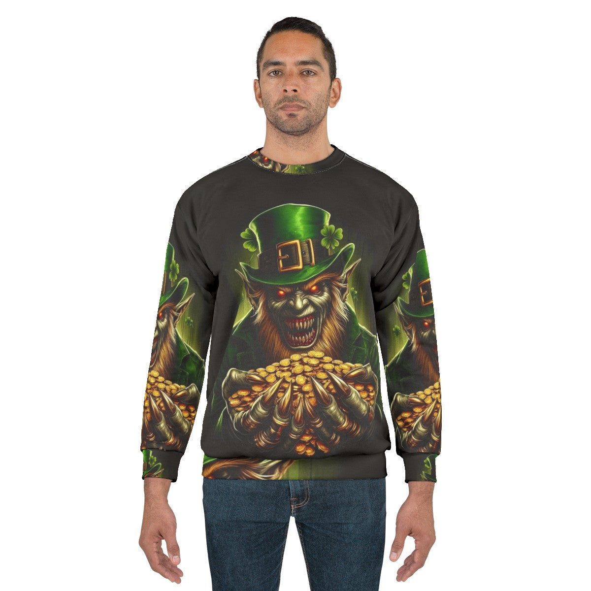 Irish Zombie Leprechaun Sweatshirt - men