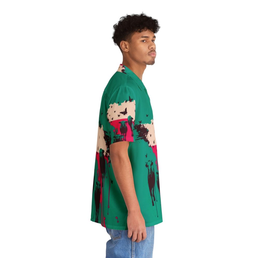 Wild Cows Hawaiian Shirt featuring cows and outdoor adventure - People Pight