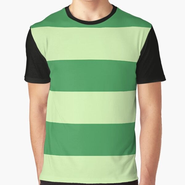 Blues Clues green graphic t-shirt featuring the iconic cartoon characters and logo