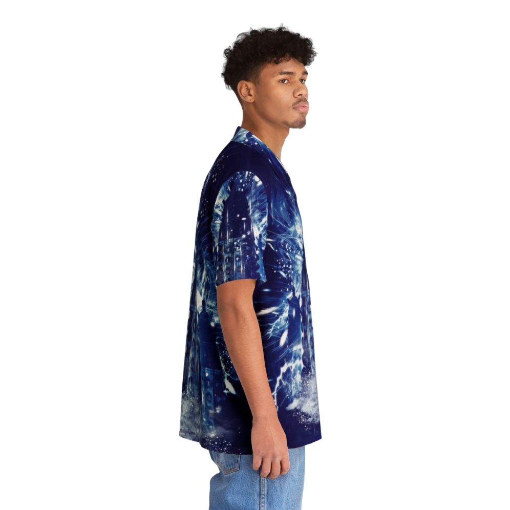 Exterminate Storm Hawaiian Shirt with The Doctor Inspired Sci-Fi Design - People Pight