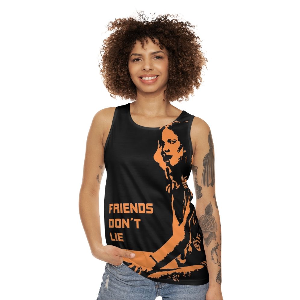 Stranger Things "Friends Don't Lie" Unisex Tank Top - women