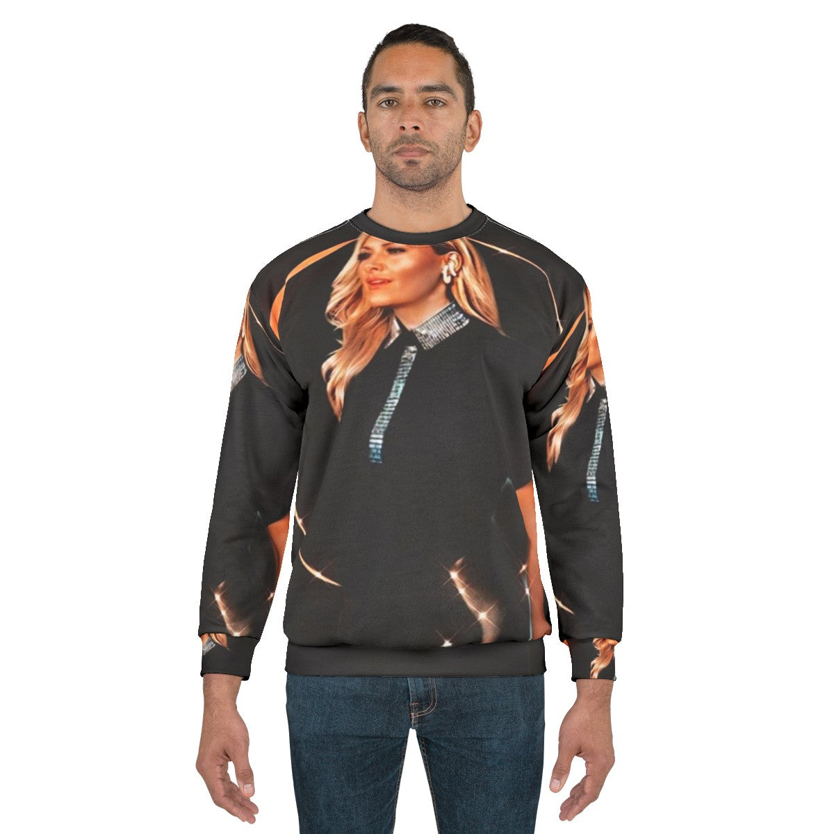 Helene Fischer Sweatshirt featuring a portrait of the pop star - men