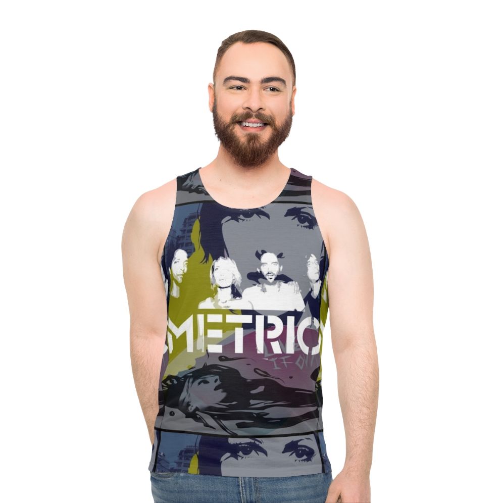 Unisex indie music tank top - men