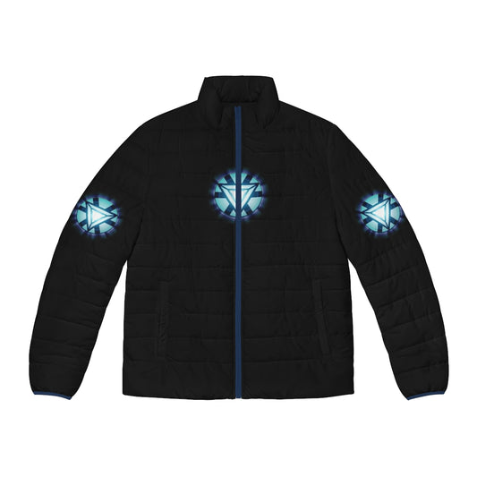 Marvel Avengers Tony Stark Arc Reactor Puffer Jacket