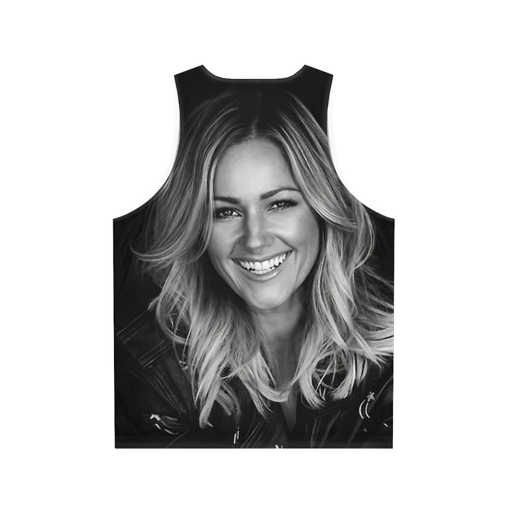 Helene Fischer Unisex Aesthetic Tank Top - Back