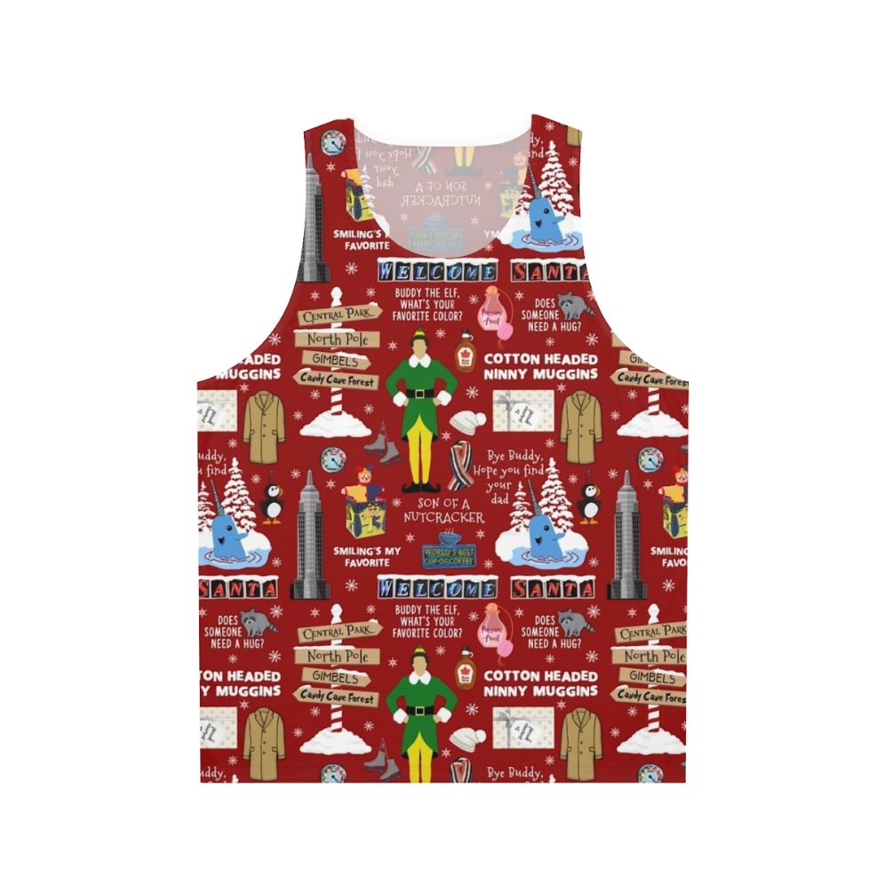 Buddy the Elf Collage Unisex Christmas Movie Tank Top