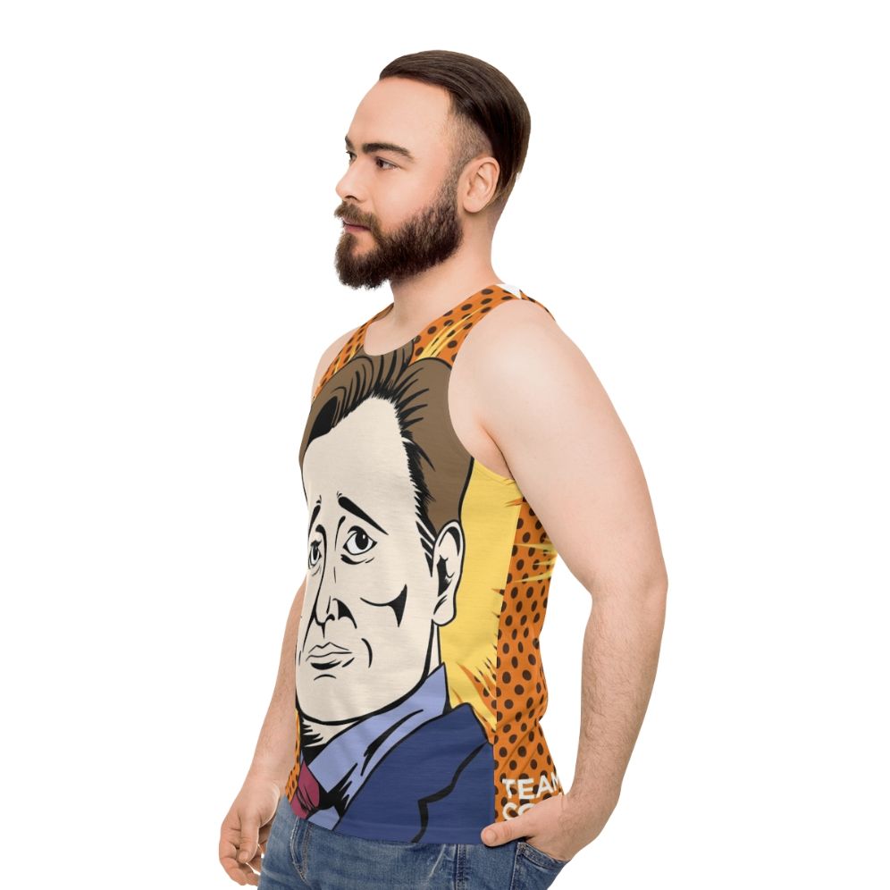 Team Coco Unisex Comedy Tank Top - men side