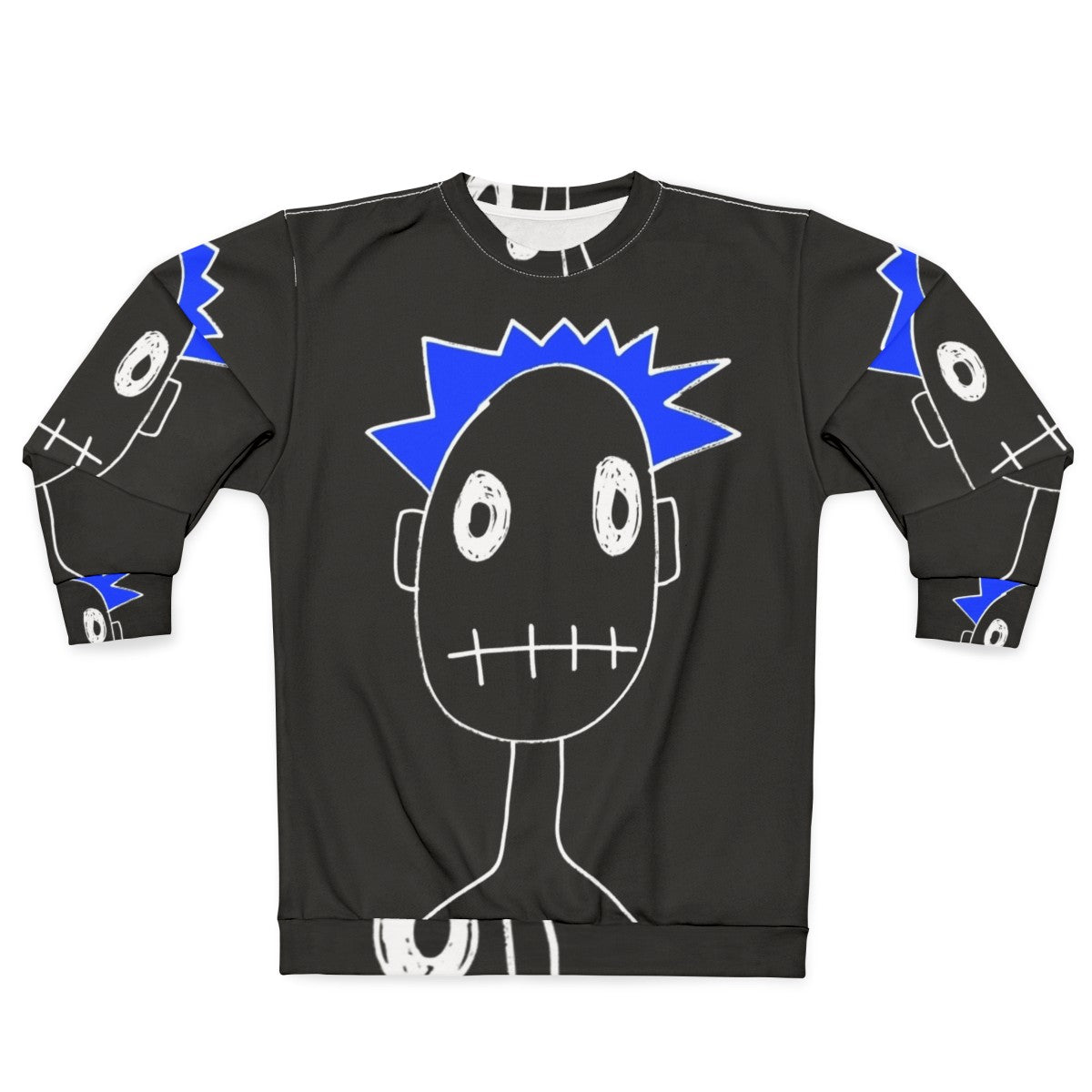 Blue funny boy sweatshirt