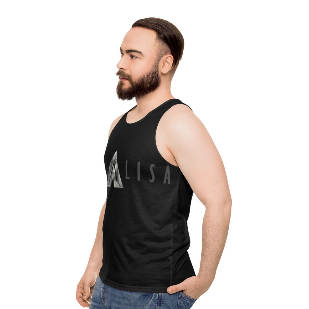 Annalisa Singer Italian Unisex Tank Top - men side