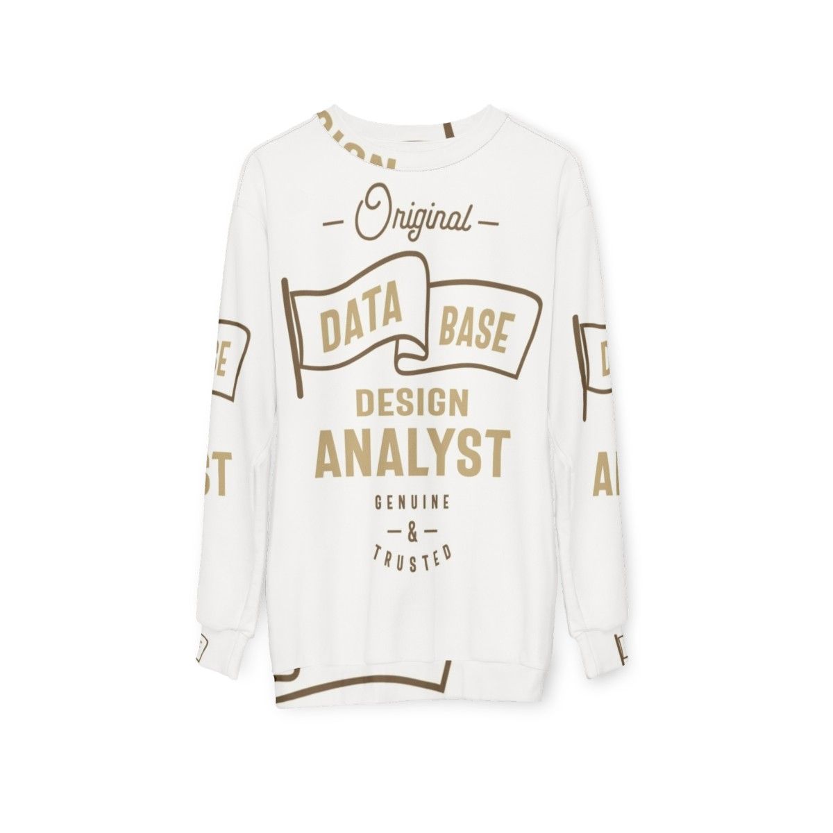 Data Analyst Database Design Sweatshirt - hanging