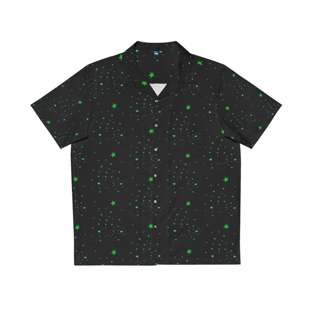 Glow in the dark star aesthetic Hawaiian shirt