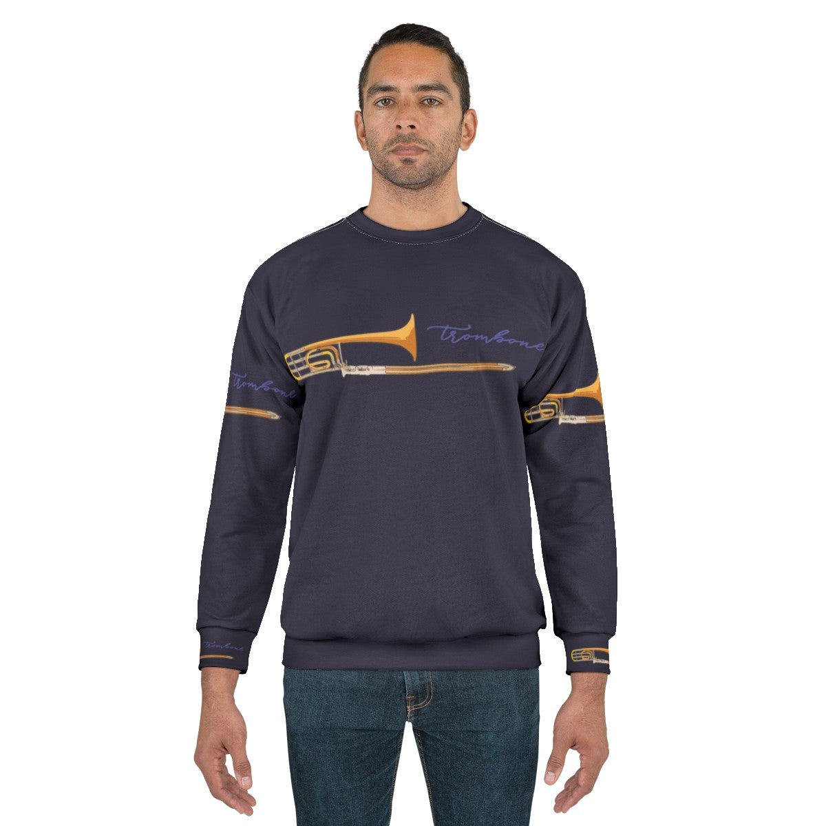 Trombone Sweatshirt for Passionate Musicians - men