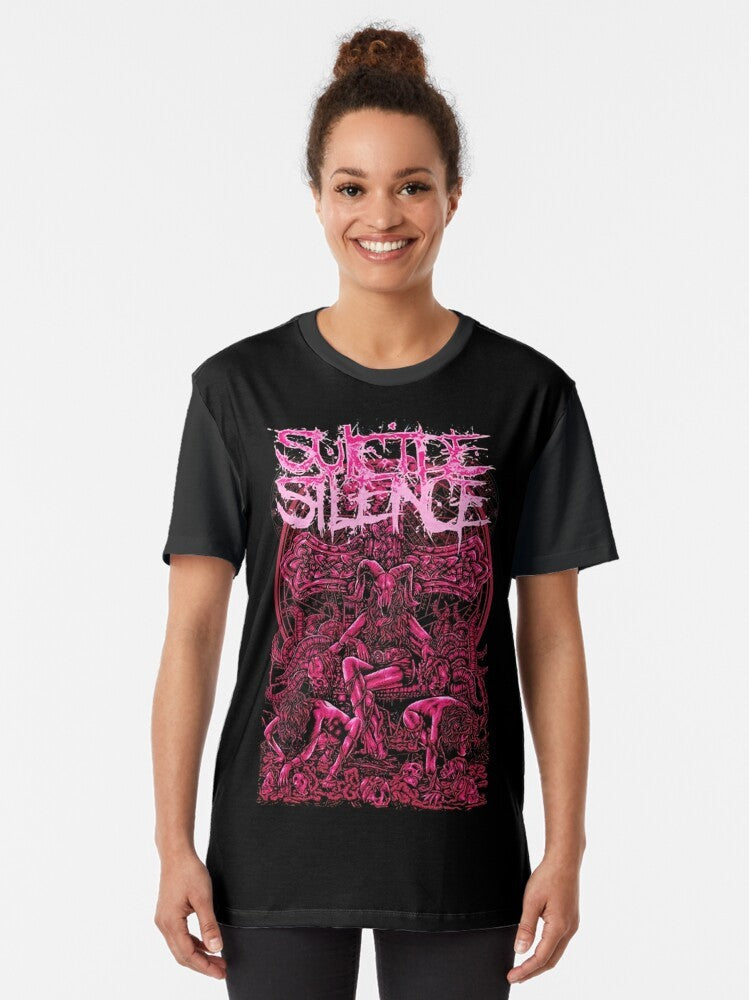 Suicide Silence "No Time to Bleed" metal band graphic t-shirt - Women