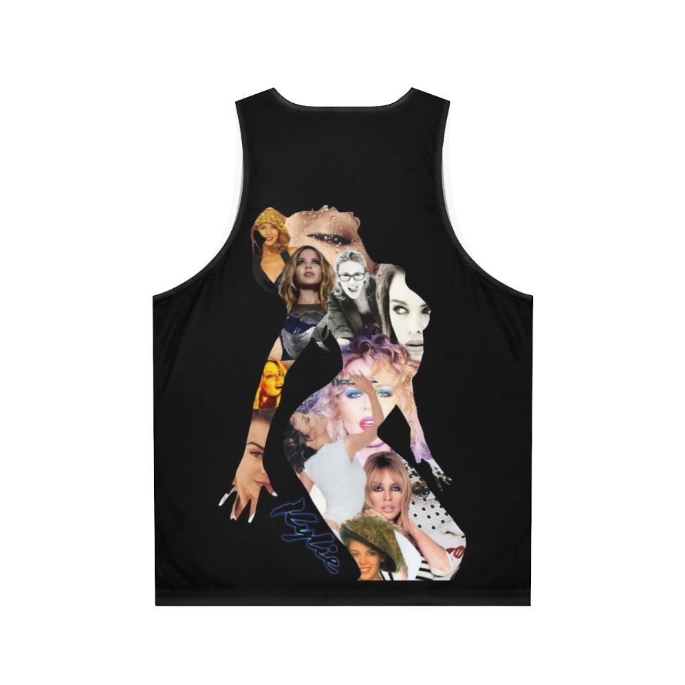 Kylie Minogue music inspired unisex tank top - Back