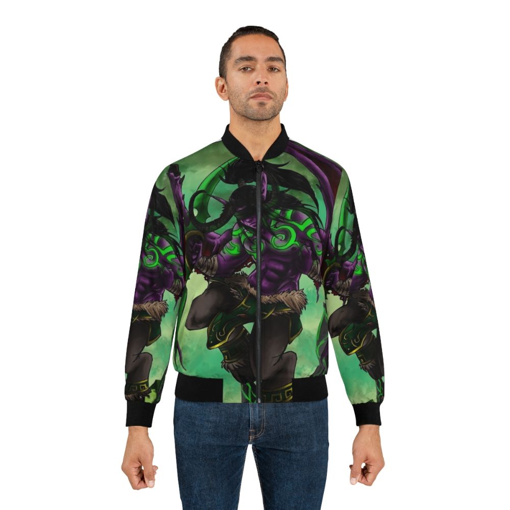 Illidan Stormrage World of Warcraft Bomber Jacket - Lifestyle