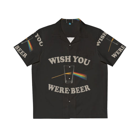 Wish You Were Beer Hawaiian Shirt - Pink Floyd Dark Side of the Moon Inspired