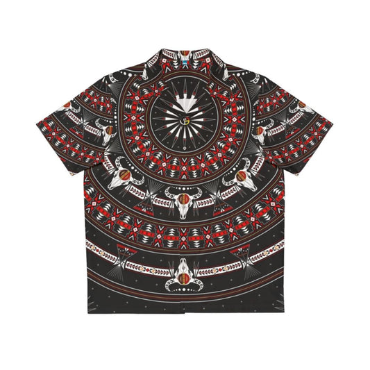 Buffalo spirit Hawaiian shirt with native american inspired designs