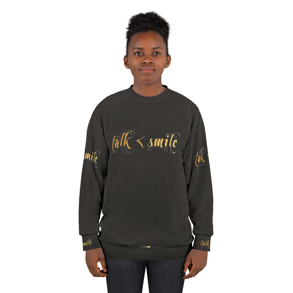 "Talk Less Smile More" Hamilton Themed Sweatshirt - women