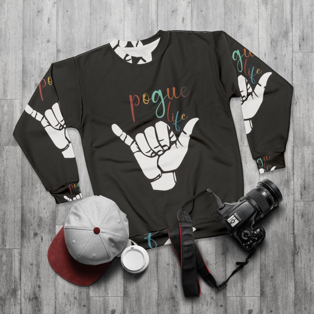 Pouge Life Sweatshirt - flat lay